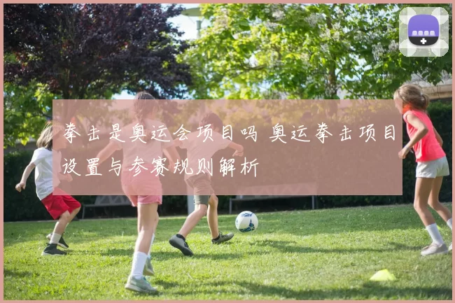 拳击是奥运会项目吗 奥运拳击项目设置与参赛规则解析