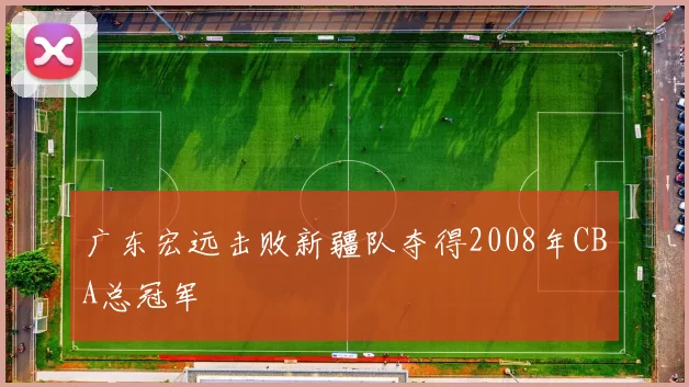 广东宏远击败新疆队夺得2008年CBA总冠军