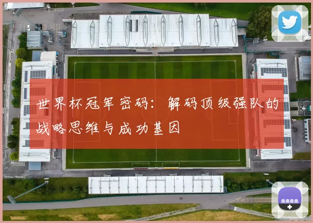 世界杯冠军密码:解码顶级强队的战略思维与成功基因